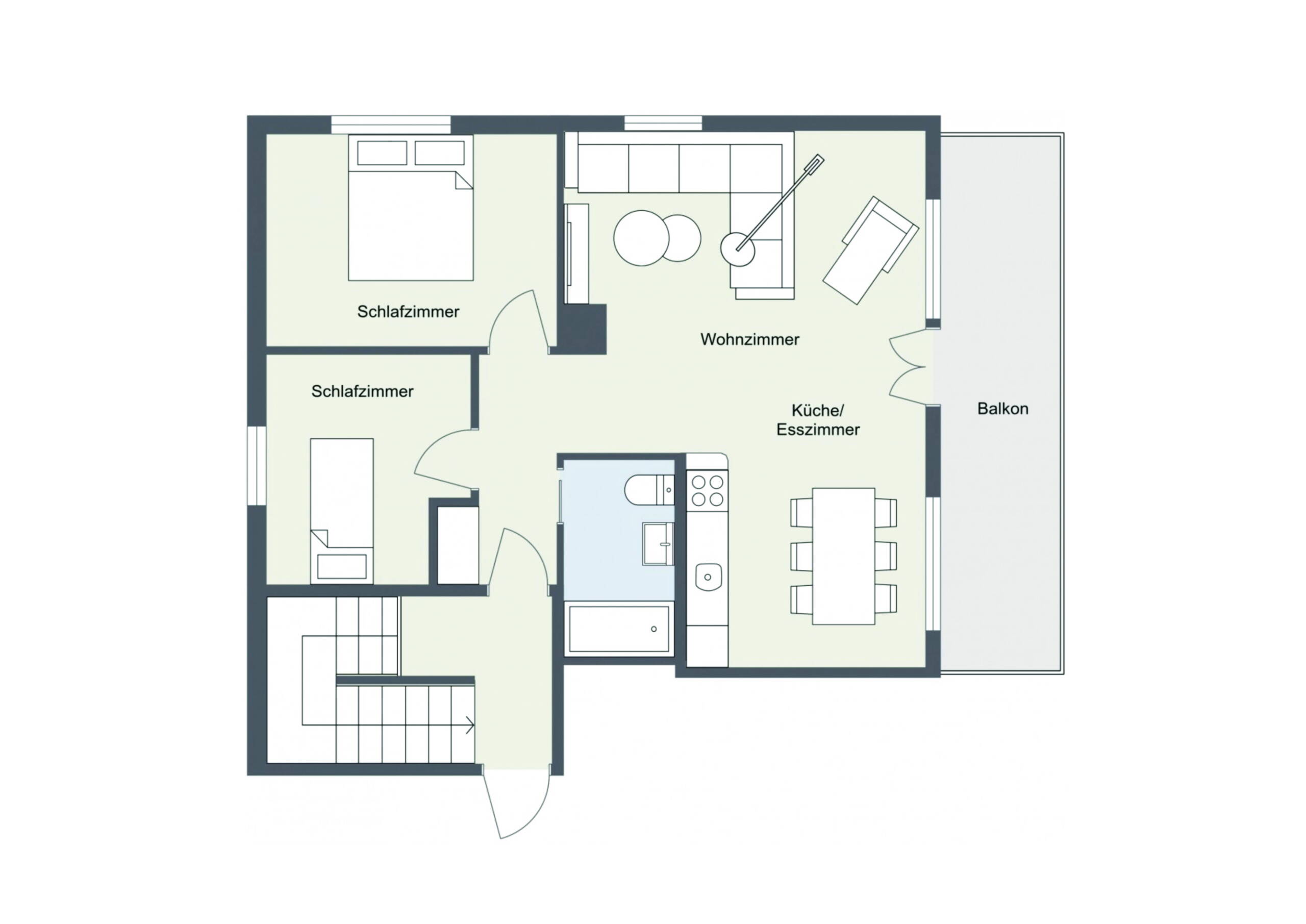 Apartment Eiger Sun - Grindelwald - GRIWA RENT