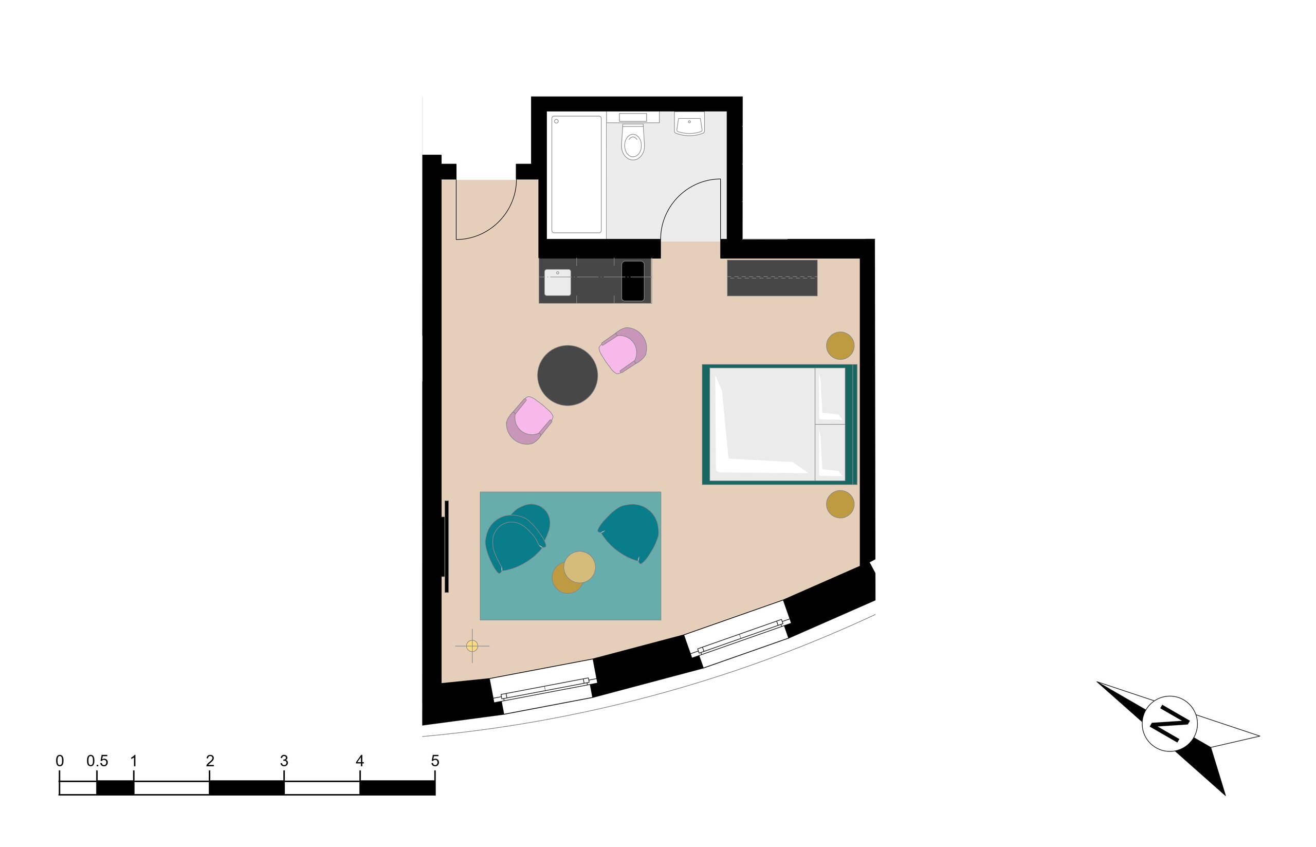 BANK House Studio L 104 ★★★★ - GRIWA RENT AG  