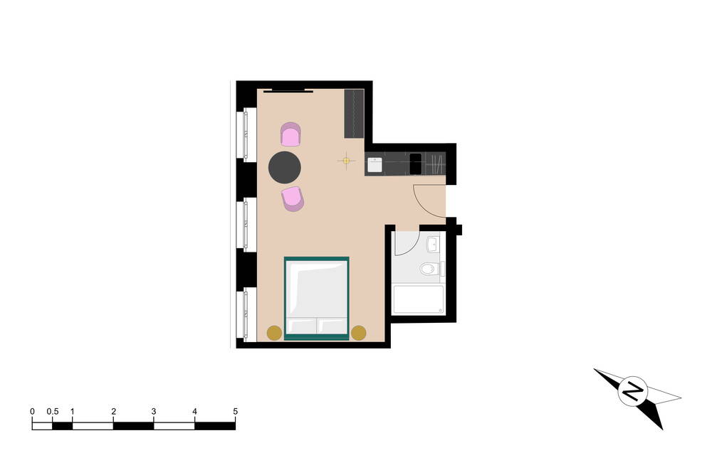 BANK House studio M 102 - Interlaken - GRIWA RENT AG